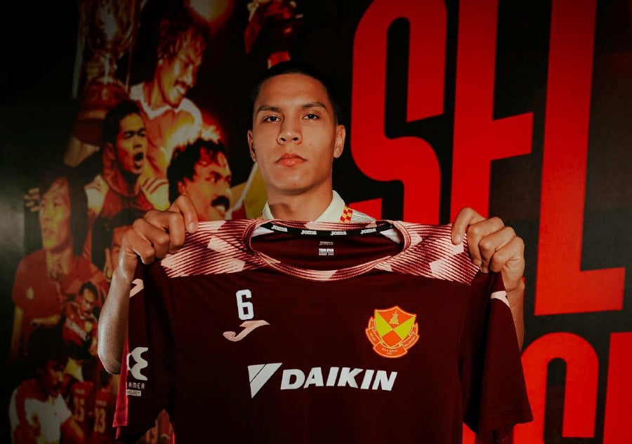 Selangor have signed Finnish-Malaysian midfielder Nooa Laine on a season-long loan deal for the new M-League season. PIC COURTESY OF SELANGOR FC