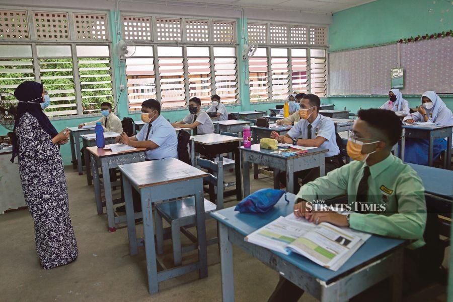  Character Education is supposed to be embedded in several core subjects, but the outcome nor the pedagogy has been shared with the nation. - NSTP file pic