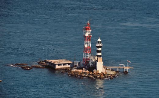  The Horsburgh Lighthouse on Pulau Batu Puteh. EPA PIC 