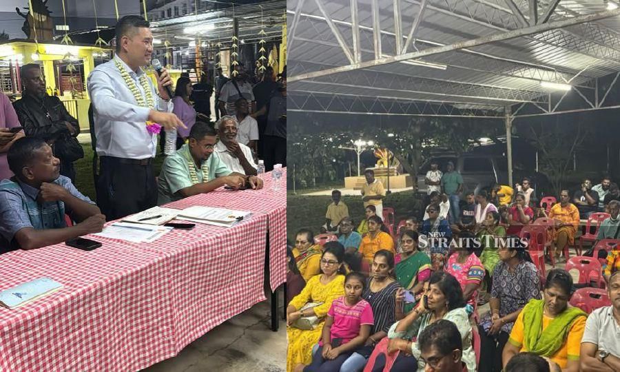 State Chinese, Indian and Siamese Communities Committee chairman Wong Chia Zhen said the government will allocate time to identify an alternative plot for the temple's relocation.- Pic courtesy of Sri Maha Mariamman Temple committee