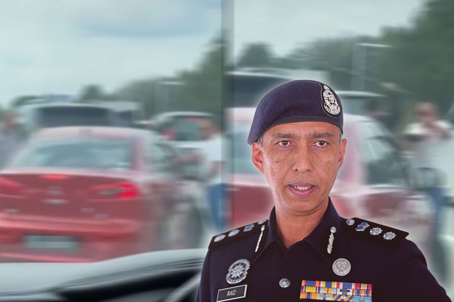 Muar police chief Assistant Commissioner Raiz Mukhliz Azman Aziz said checks showed the suspect was obstructed from using the emergency lane, leading to the untoward situation. NSTP FILE PIC