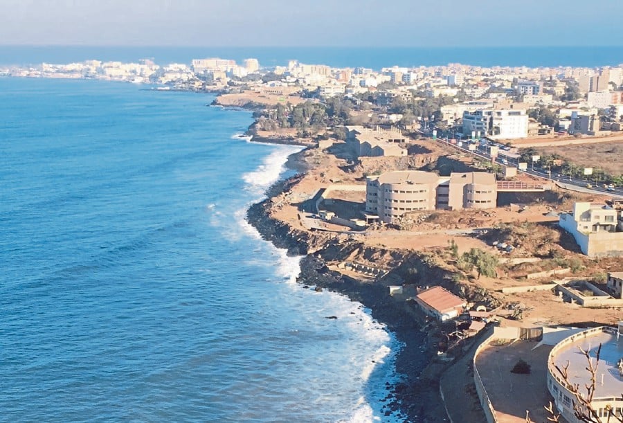 The Dakar coastline in 2018. -Pic courtesy of writer