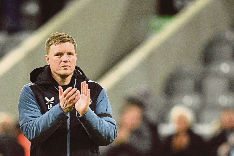 Newcastle boss Eddie Howe said revenge is not on his mind ahead of Wednesday's League Cup trip to Manchester United for a repeat of last season's final. AFP FILE PIC