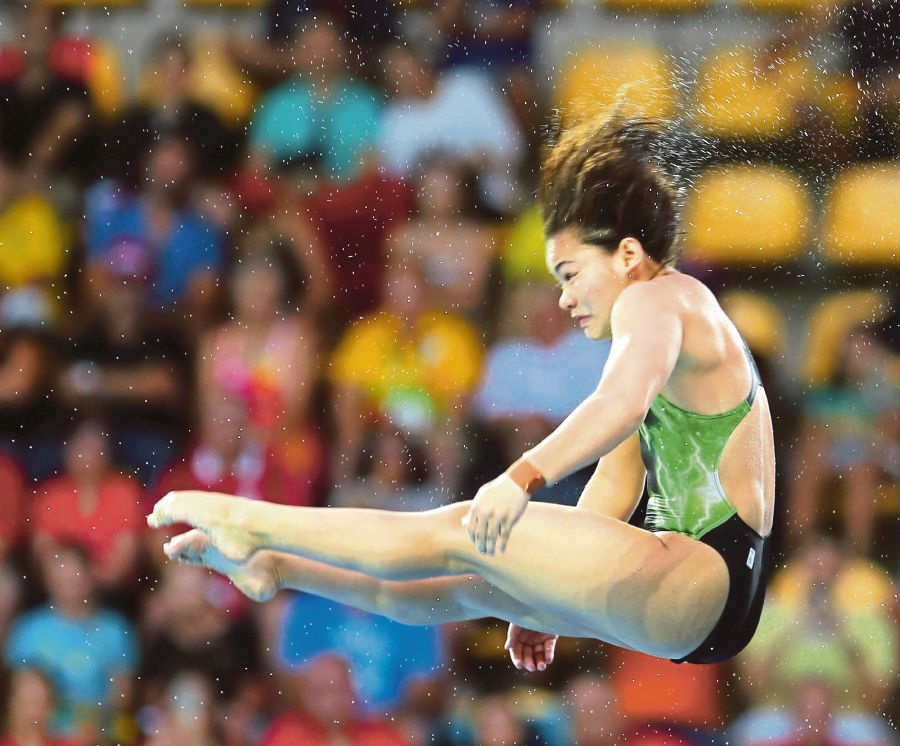 Diver Nur Dhabitah Sabri failed to win a medal in the women’s 3m springboard individual final at the Beijing leg of the World Series on Saturday. (NSTP/ROSLI RAHMAT)