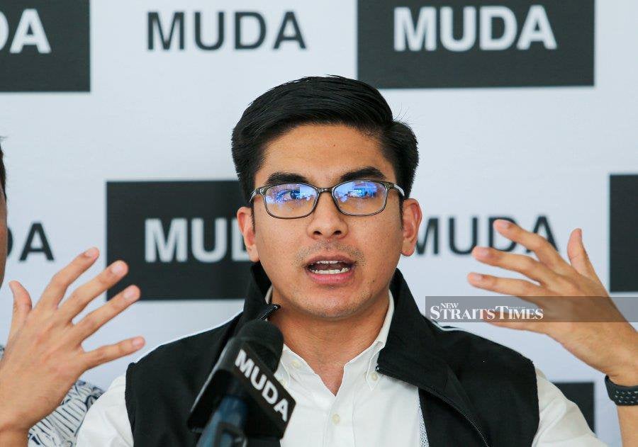 In a podcast aired today and hosted by former law minister Datuk Zaid Ibrahim, Syed Saddiq Syed Abdul Rahman spoke candidly, saying he has no regrets for stepping down as president of Muda last November. - NSTP file pic