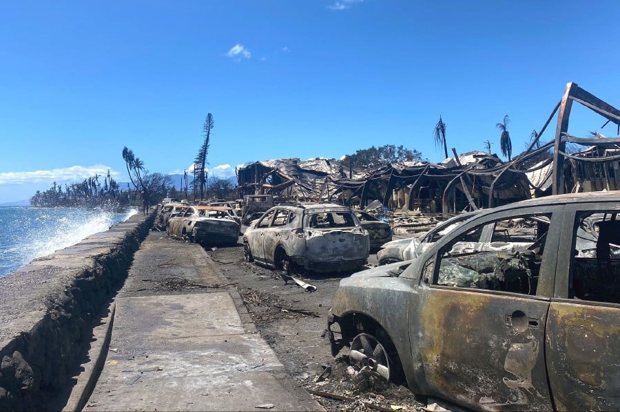 It's gone': stunned residents find nothing but ashes in Hawaii