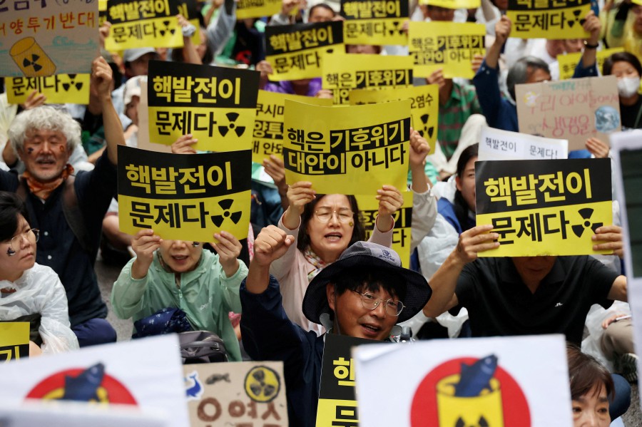 South Korean Activists Protest Against Fukushima Water Discharge | New ...