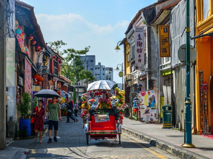 Penang’s tourism especially along the stretches of pre-war shophouses in George Town has seen better days. Courtesy image