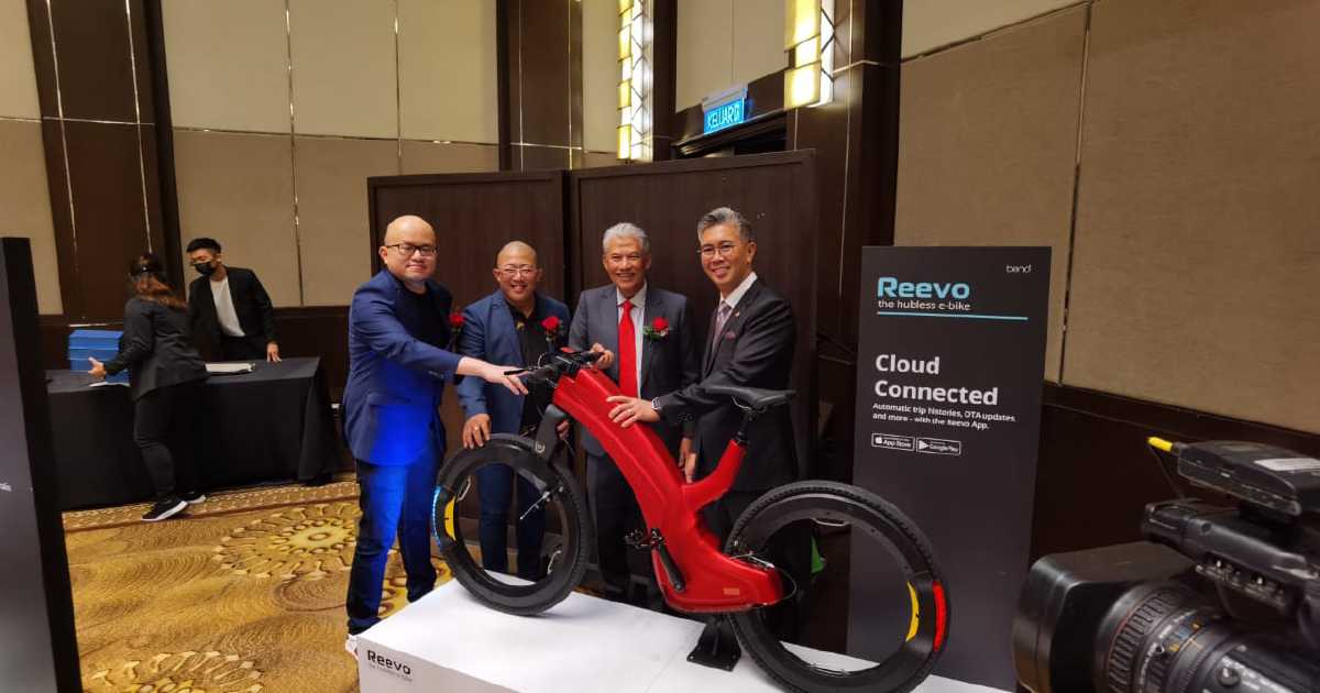 Reevo hubless electric online bike