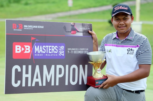 Golf) Muhammad Firdaus beats 99 other golfers, becomes surprise 