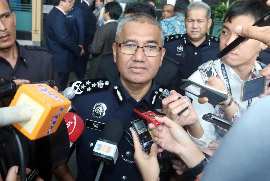 (File pix) Inspector-General of Police Tan Sri Mohamad Fuzi Harun said the investigation is ongoing and the police officers are working diligently to wrap up their investigations. Pix by Mohd Fadli Hamzah 