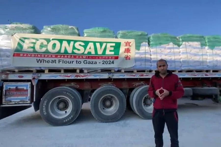 Econsave Cash and Carry Supermarket has shipped 30 tonnes of flour to Gaza, Palestine, to meet the food shortage crisis there. PIC COURTESY OF ECONSAVE