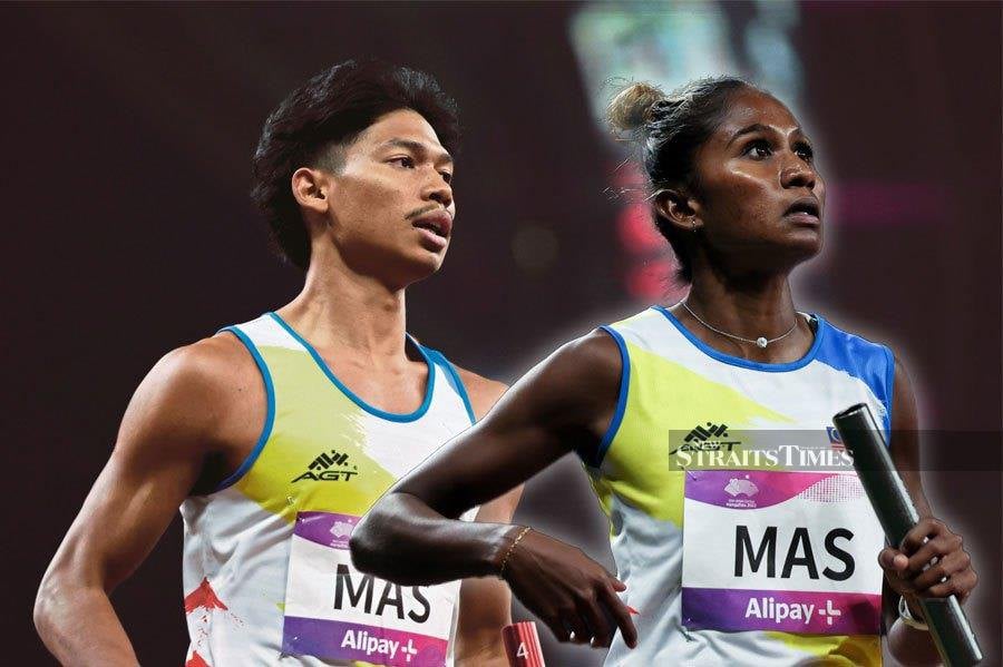 Malaysia’s two United States-based runners Azeem Fahmi and Shereen Samson Vallabouy faltered at the Tom Jones Memorial Invitational Athletics Championships in Florida yesterday. NSTP FILE PIC