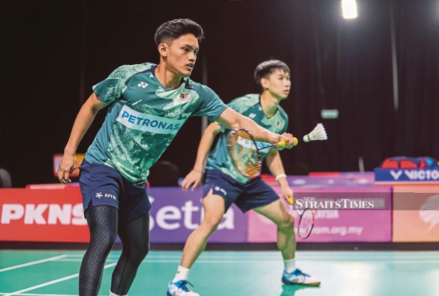 Men's doubles Choong Hon Jian-Haikal Nazri captured their first title of the season at the Orleans Masters in France today. NSTP/ASWADI ALIAS