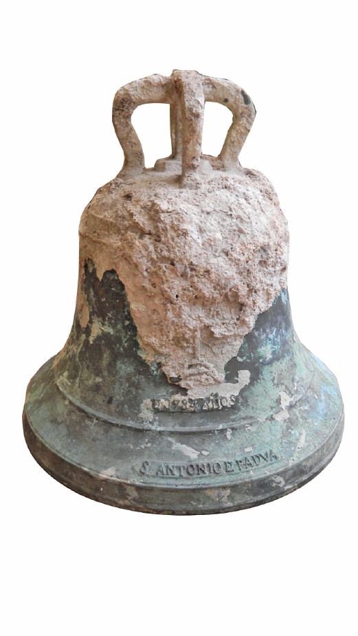 A legacy of Christopher Columbus, this Spanish mission bell dated 1784 was designated for Mission Saint Antonio De Padua in California, where its history started. The bell links to three continents — Asia where it was cast; America where it was meant for; and Europe where the Spanish empire set up the mission.