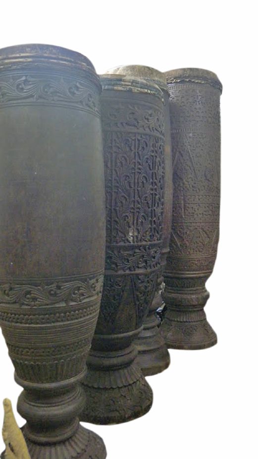 These 3m drums, originating from the ancient Malay sultanates, are believed to be the world’s largest. 