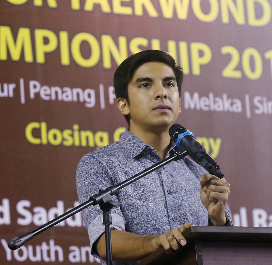 (File pic) Sports Minister Syed Saddiq Syed Abdul Rahman will go to Jakarta tonight to meet with Indonesian officials to discuss the safety of the Malaysian Under-19 football team in the country. (Pic by OWEE AH CHUN)