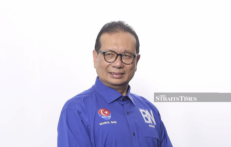 The Johor Umno state liaison secretary Datuk Samsolbari Jamali. -NSTP file pic
