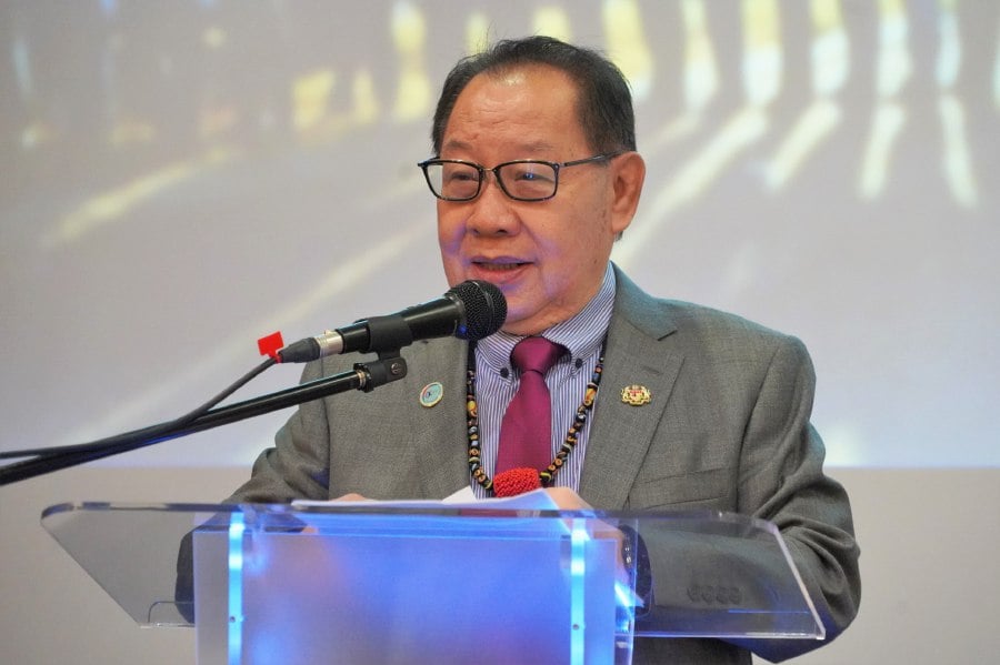 Sabah Deputy Chief Minister Datuk Seri Dr Jeffrey Kitingan. -Pic courtesy of David Ebin