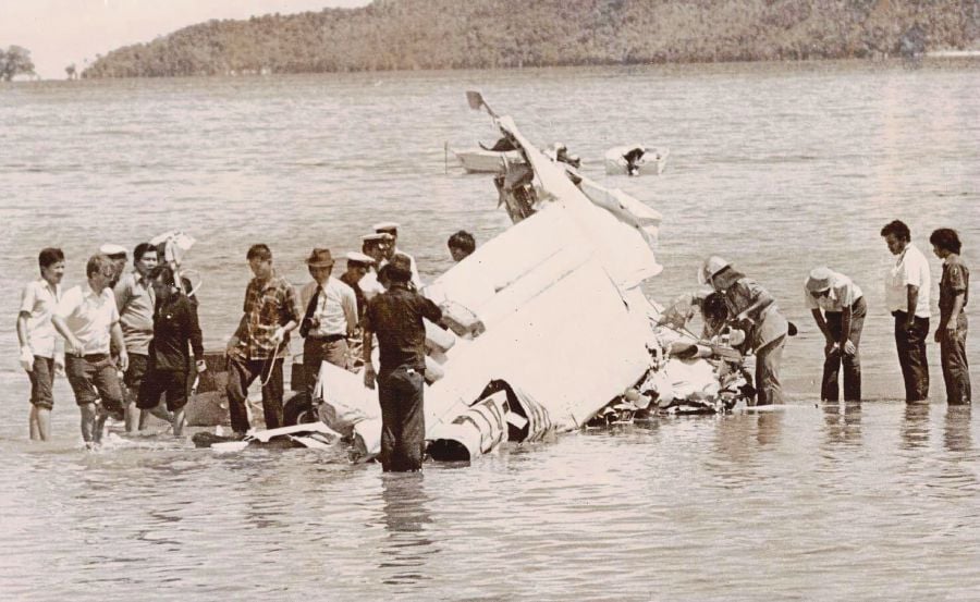 On June 6, 1976, a devastating air crash involving the Nomad Aircraft 9M-ATZ claimed 11 lives, including some of Sabah’s most prominent leaders, including Stephens, Sulong and Mojuntin, among others.- NSTP FILE PIC
