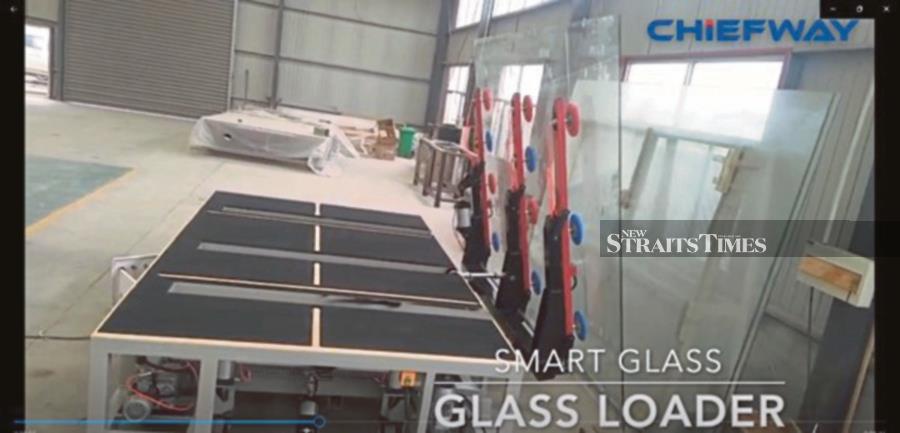 Smart glass panels.