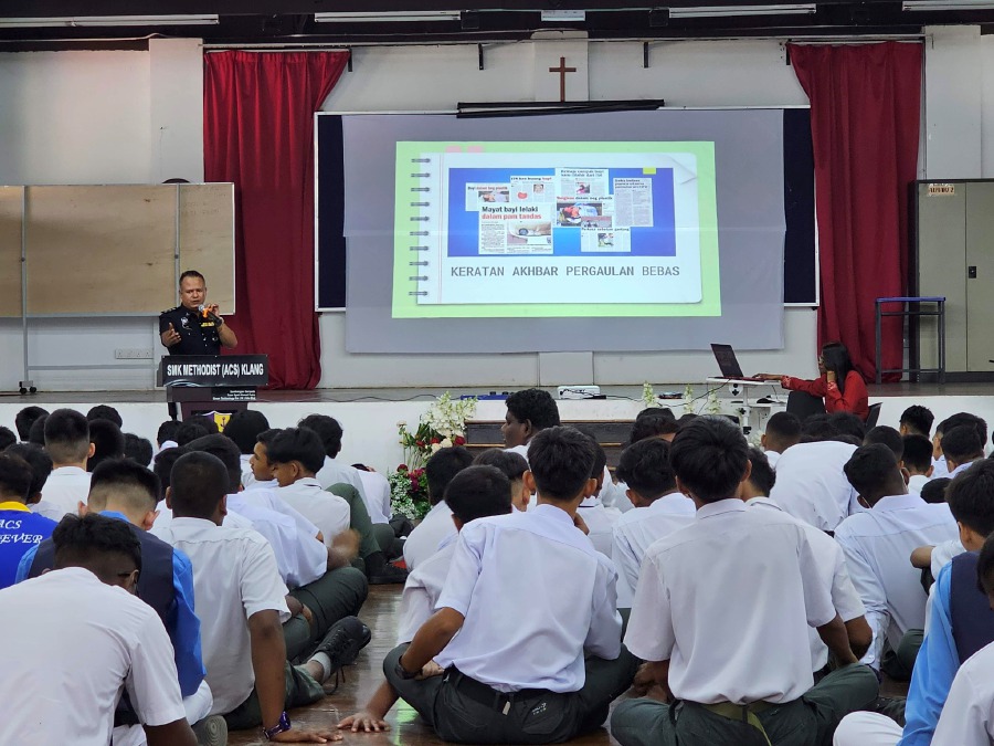 The Rotary Club of Alfa Ampang recently organised a campaign to discourage schoolchildren from bullying. PIC COURTESY OF ROTARY CLUB OF ALFA AMPANG