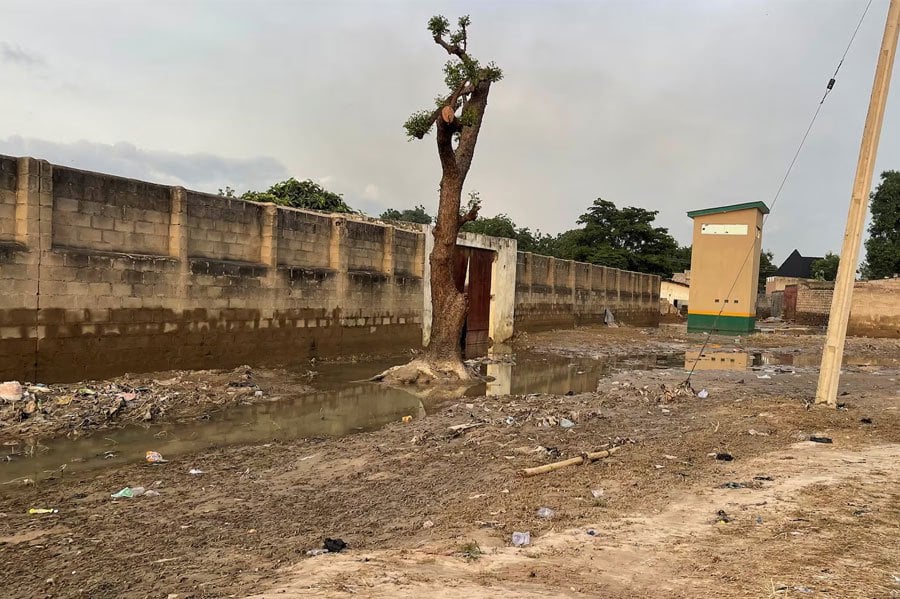 A view of the prison where nearly three hundred prisoners escaped after floods in Maiduguri, northern Borno state, Nigeria September 15, 2024. REUTERS PIC