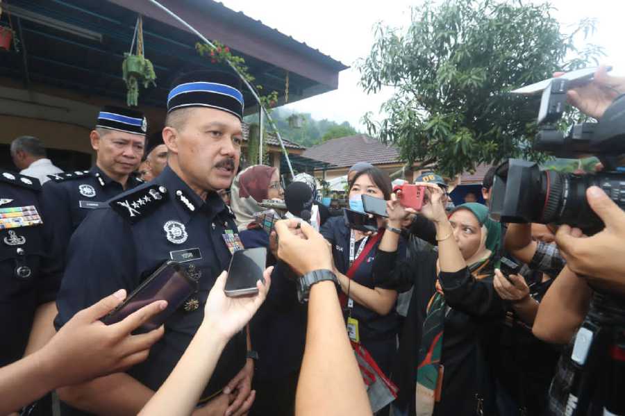 Perak police chief Datuk Seri Mohd Yusri Hassan Basri said it was to facilitate a prompt court prosecution in the case. NSTP/L. MANIMARAN