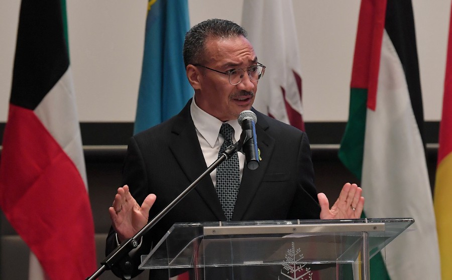 Foreign Minister Datuk Seri Hishammuddin Hussein said at the UNSC open Video TeleConference (VTC) debate on the situation in the Middle East yesterday, Malaysia had urged the Security Council to exercise its primary responsibility of maintaining peace and security in the region, as well as to make full use of available tools to avoid an escalation of violence and to prevent further loss of life in Palestine. - Bernama Pix