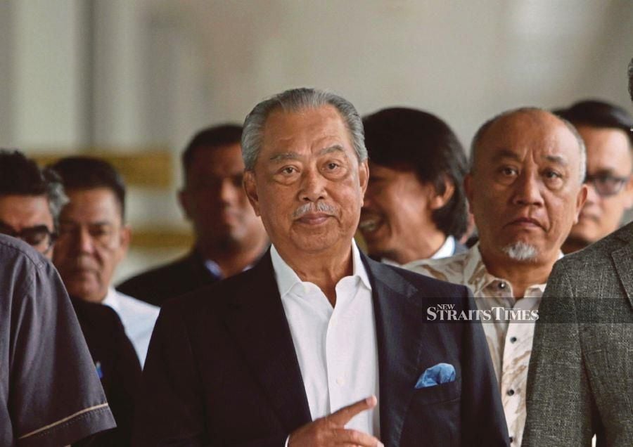 Muhyiddin's (pic) lead counsel, Datuk Hisyam Teh Poh Teik, presented the application before Judge Azura Alwi, who approved the request today. - NSTP/MOHAMAD SHAHRIL BADRI SAALI