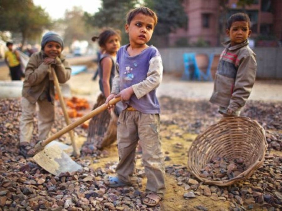 Make the world a better place without child labour. FILE PIC