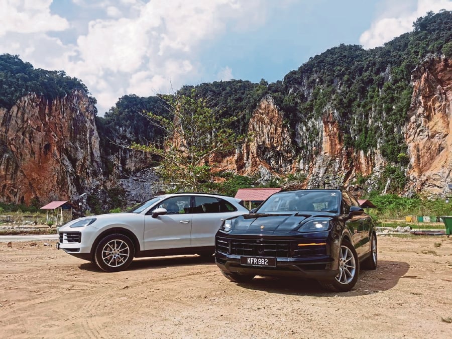 The 2023-2024 facelift gives a touch of added sportiness to the CKD Cayenne.