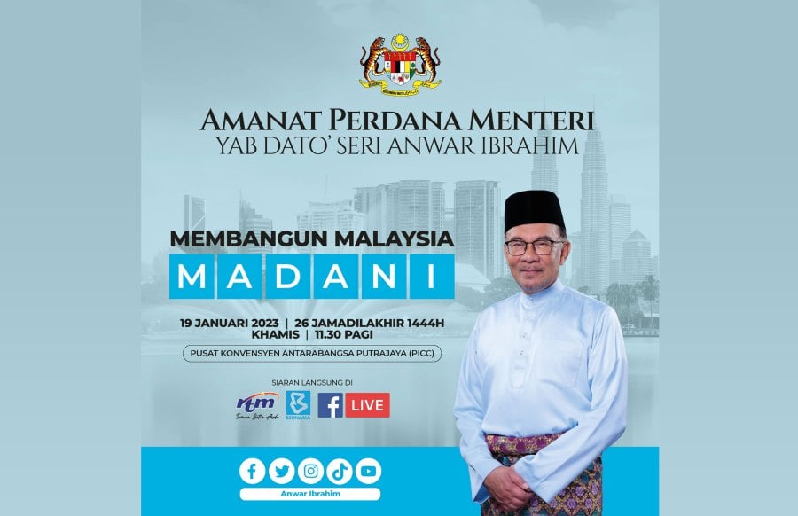 Anwar's govt slogan is 'Malaysia Madani'; More on this tomorrow | New ...