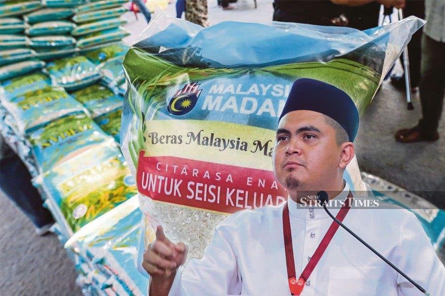 Dr Muhamad Akmal Saleh, said they believed that if Malaysia Madani white rice were to be introduced, local white rice would no longer be available in the market. NSTP FILE PIC