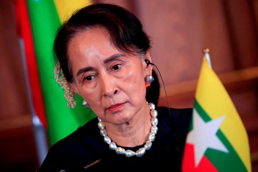 The European Union on Wednesday slammed a five-year jail sentence given by a Myanmar junta court to deposed civilian leader Aung San Suu Kyi at a "politically motivated" trial. - Reuters Pic