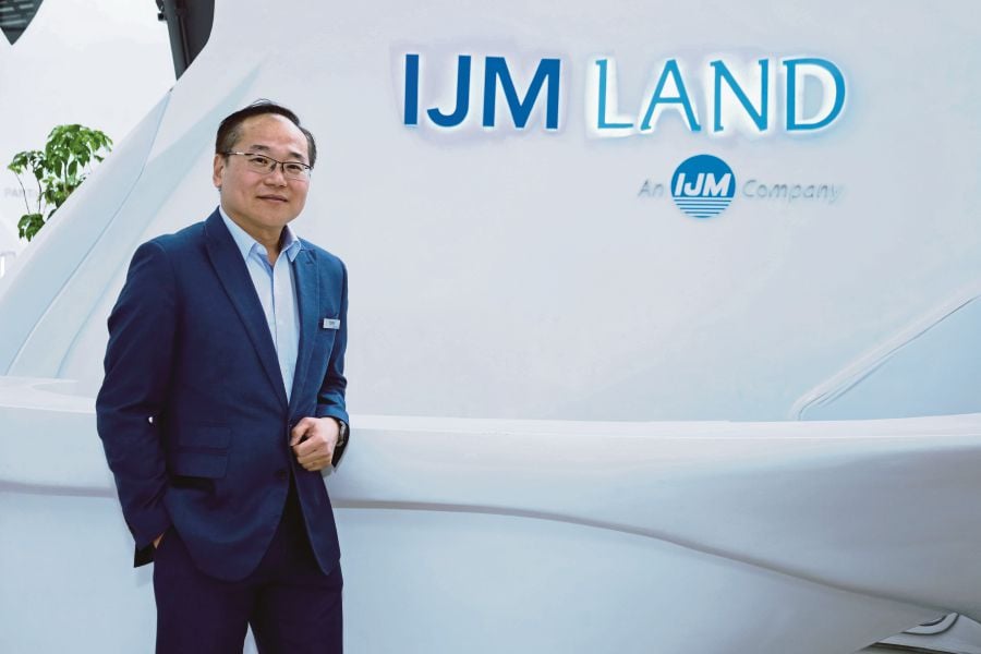 IJM Land Bhd expects significant growth from real estate investment and is contemplating the formation of a diversified real estate investment trust (Reit) in the future. STU/NABILA ADLINA AZAHARI .