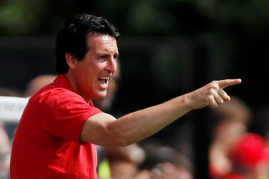 The International Champions Cup in Singapore will see Arsenal’s manager Unai Emery lead his new team in his first two matches against top European sides. (Reuters/Paul Childs)