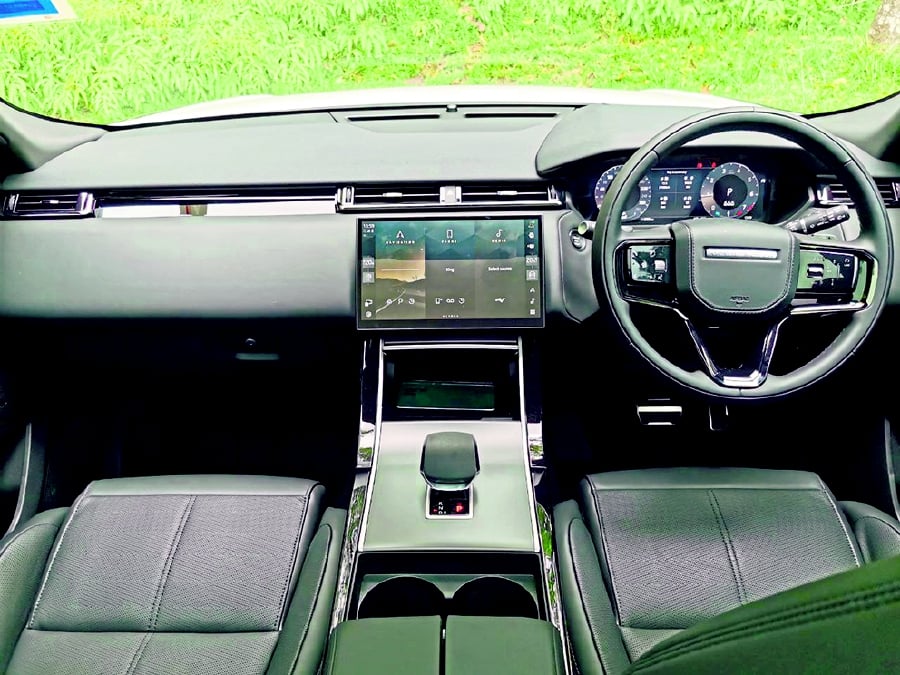 Most of its functions are accessed through the centre touchscreen infotainment display.