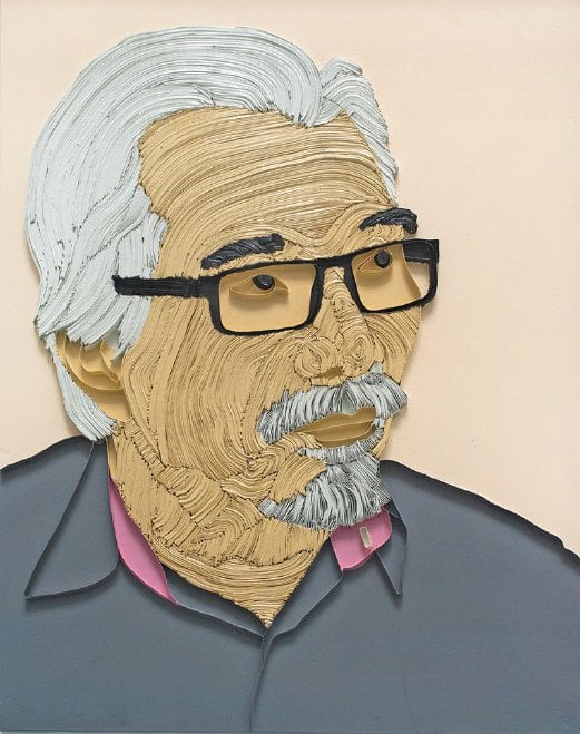 Azizi’s portrait of Latif Mohiddin