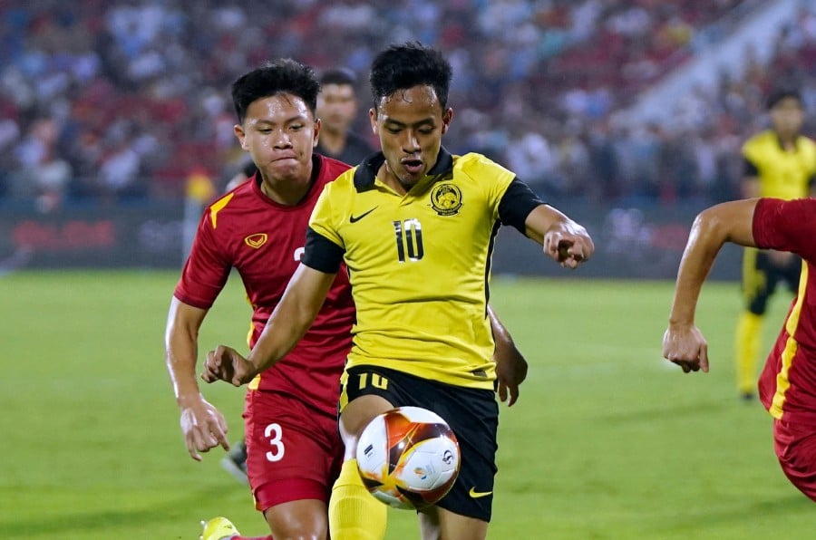 National Under-23 striker Luqman Hakim Shamsudin believes the Harimau Muda squad have matured well and can challenge the bigger nations at the AFC Under-23 Asian Cup in Qatar next month. FILE PIC