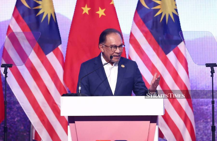 Prime Minister Datuk Seri Anwar Ibrahim said Malaysia views its relationship with China through a comprehensive strategic lens. NSTP FILE PIC 