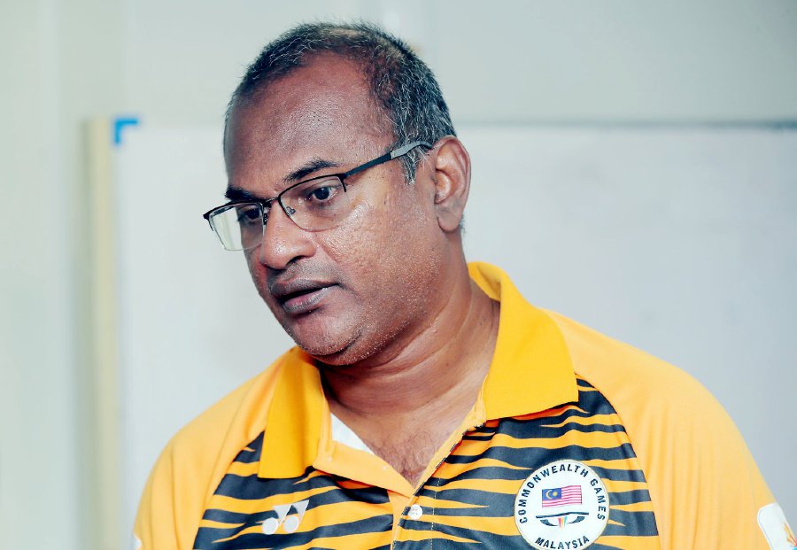 National women’s team head coach, K. Dharmaraj says the squad is in a good position to reach semi-finals stage of the Asian Games. File pic by OWEE AH CHUN