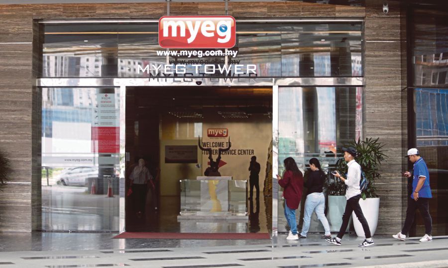 MyEG Services Bhd’s net profit fell 20.4 per cent to RM120 million in the third quarter ended Sept 30, 2023 (3Q23) from RM150.71 million a year ago. NSTP/MOHAMAD SHAHRIL BADRI SAALI