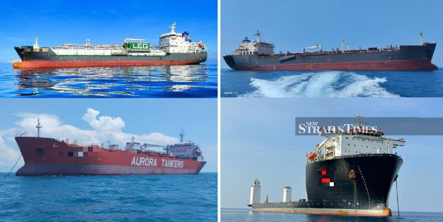 MMEA detains 4 merchant ships for illegally anchoring in Johor | New ...