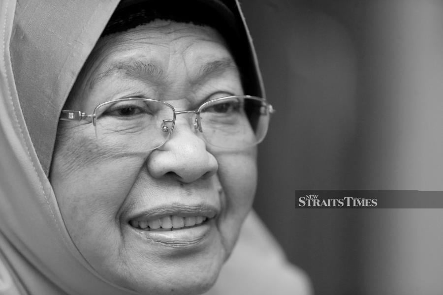 Zaleha had served as Wanita Umno chief and was a leading figure at Dewan Bahasa dan Pustaka. NSTP/File pic