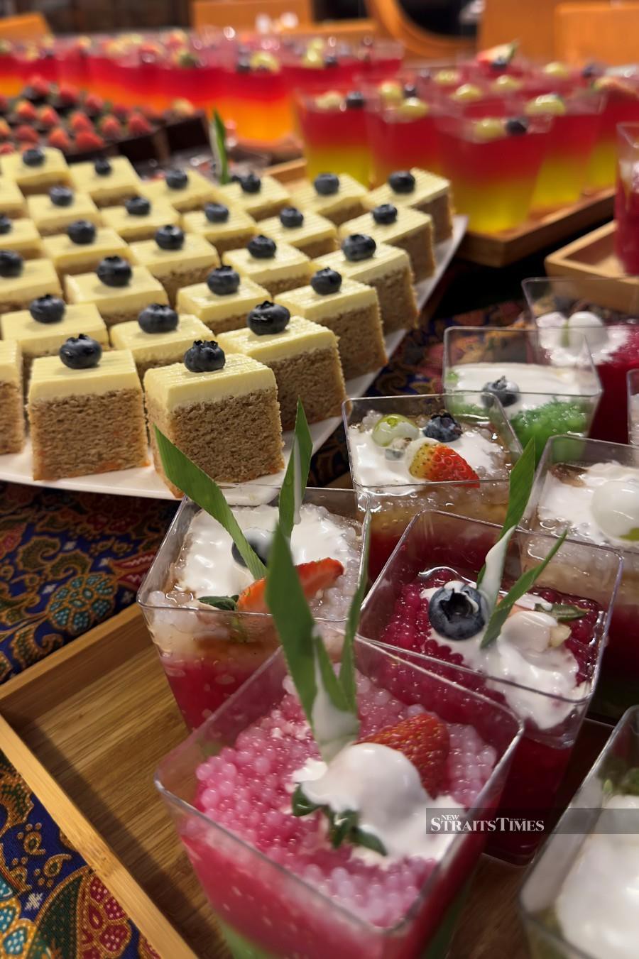 The range of desserts at ‘MOH! Berbuka di Oakwood' Ramadan Buffet.