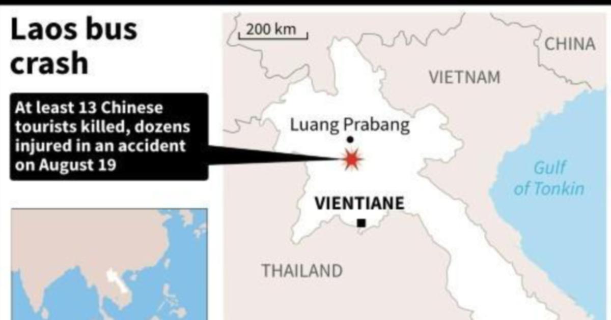 13 Chinese Tourists Killed As Bus Plunges Into Ravine In Laos | New ...