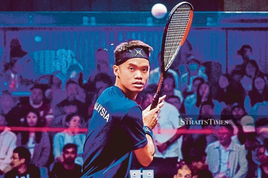 Asian champion Ng Eain Yow put up a splendid performance to beat world No. 18 Baptiste Masotti of France to reach the second round of the World Championships in Cairo, Egypt today. NSTP/ASYRAF HAMZAH