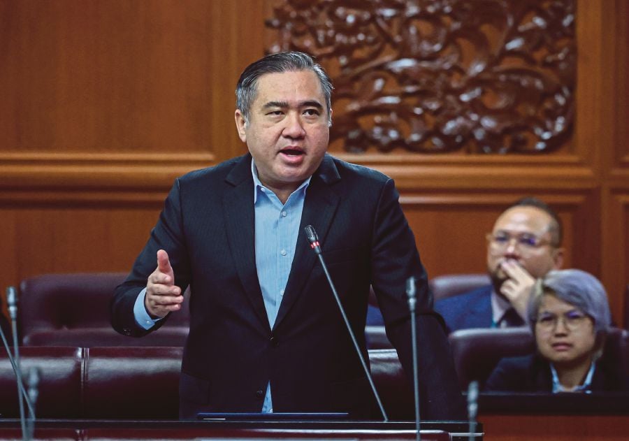 Transport Minister Anthony Loke said the sale of special vehicle registration numbers last year stood at RM311.8 million. Bernama Pic