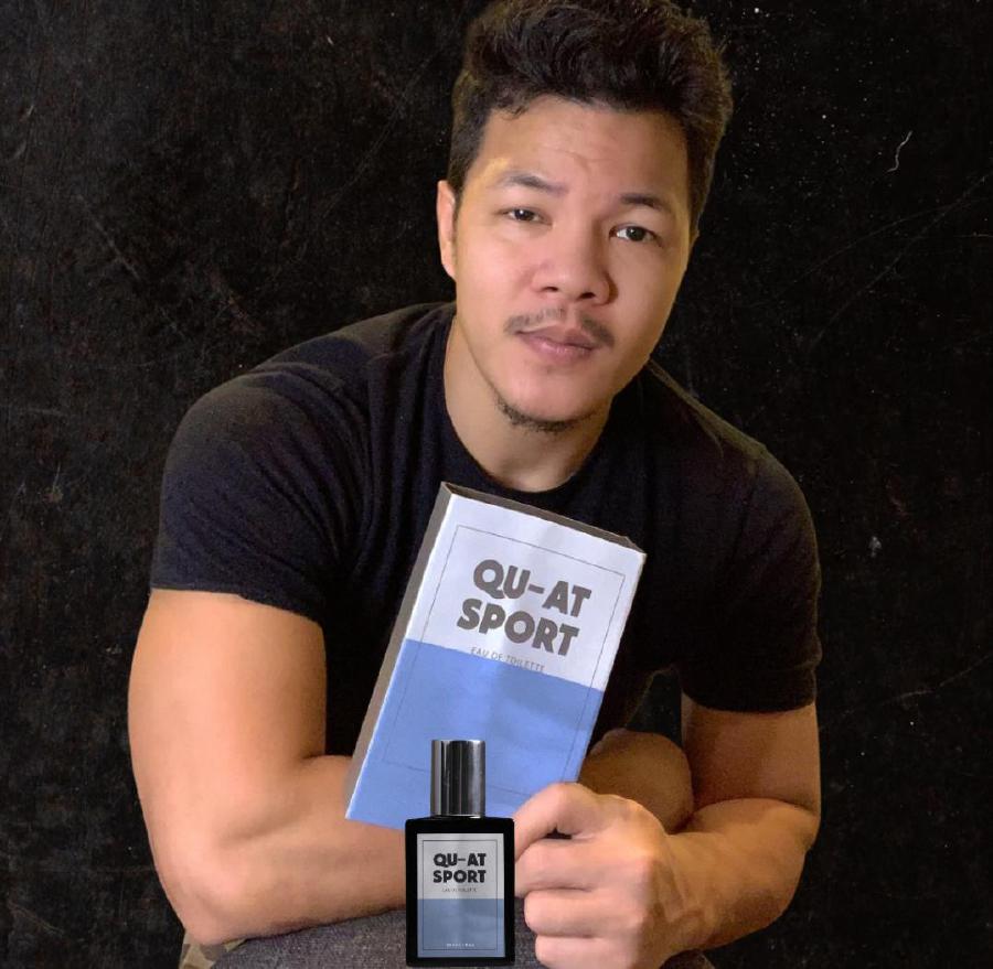 Saiful ‘The Vampire’ Merican with his Qu-at Sport cologne.